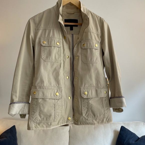 Downtown Field Jacket Canvas Beige Size - Picture 3 of 5